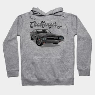 Challenger RT Black front Hoodie